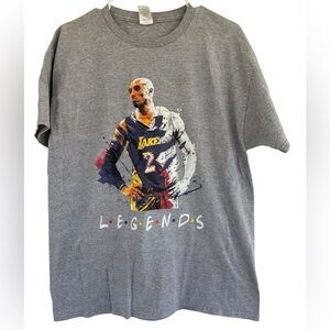 Kobe Bryant & Friends Collab Vintage Hanes T-Shirt Unisex‎ Size Large